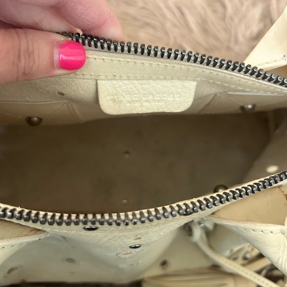 Marc Jacob’s Crème Studded Tote Bag - Picture 5 of 6